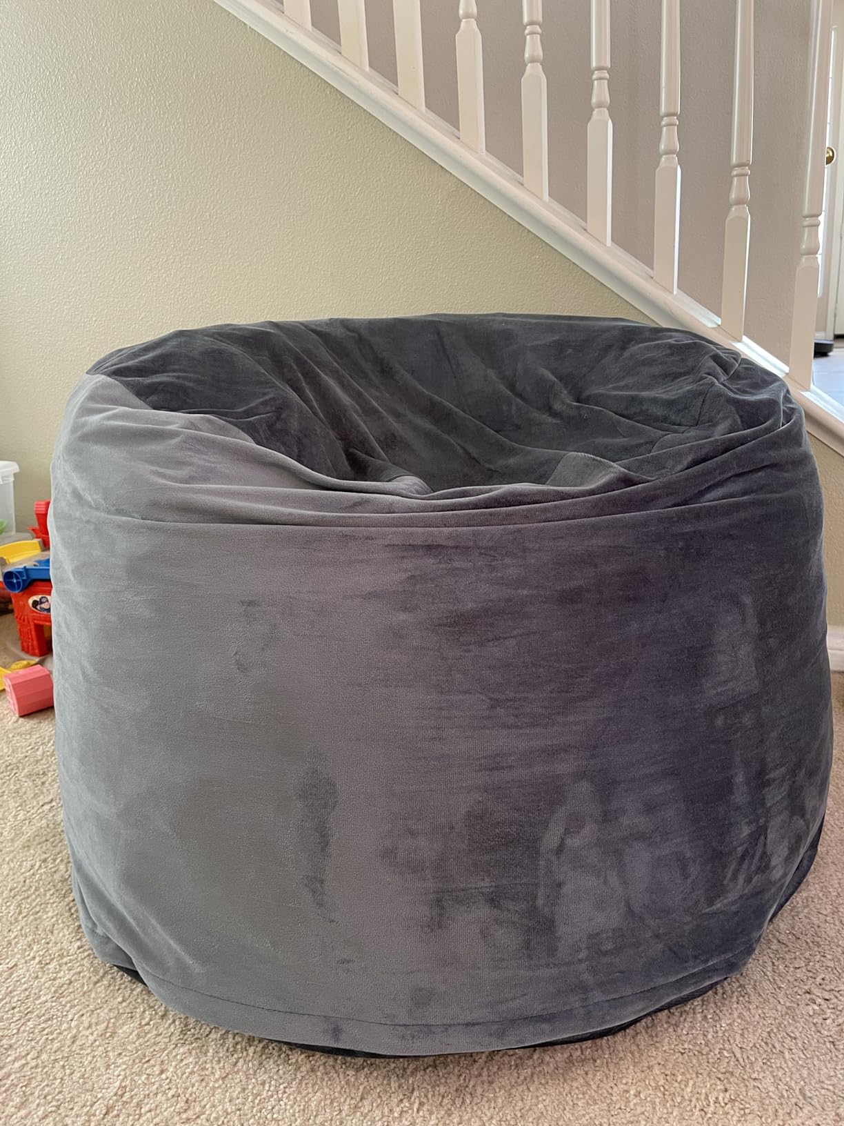 Bean Bag Chairs for Adults - Memory Foam Furniture BeanBag Chair - Kids/Teens Sofa with Soft Micro Fiber Cover photo review