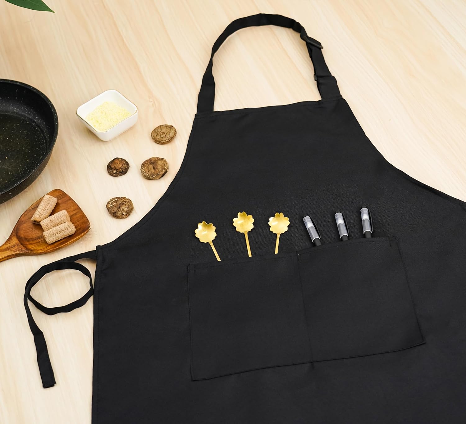 Kid Apron Adjustable Strap with 2 Pockets Painting Cooking Craft Backing Unisex Age 5-12