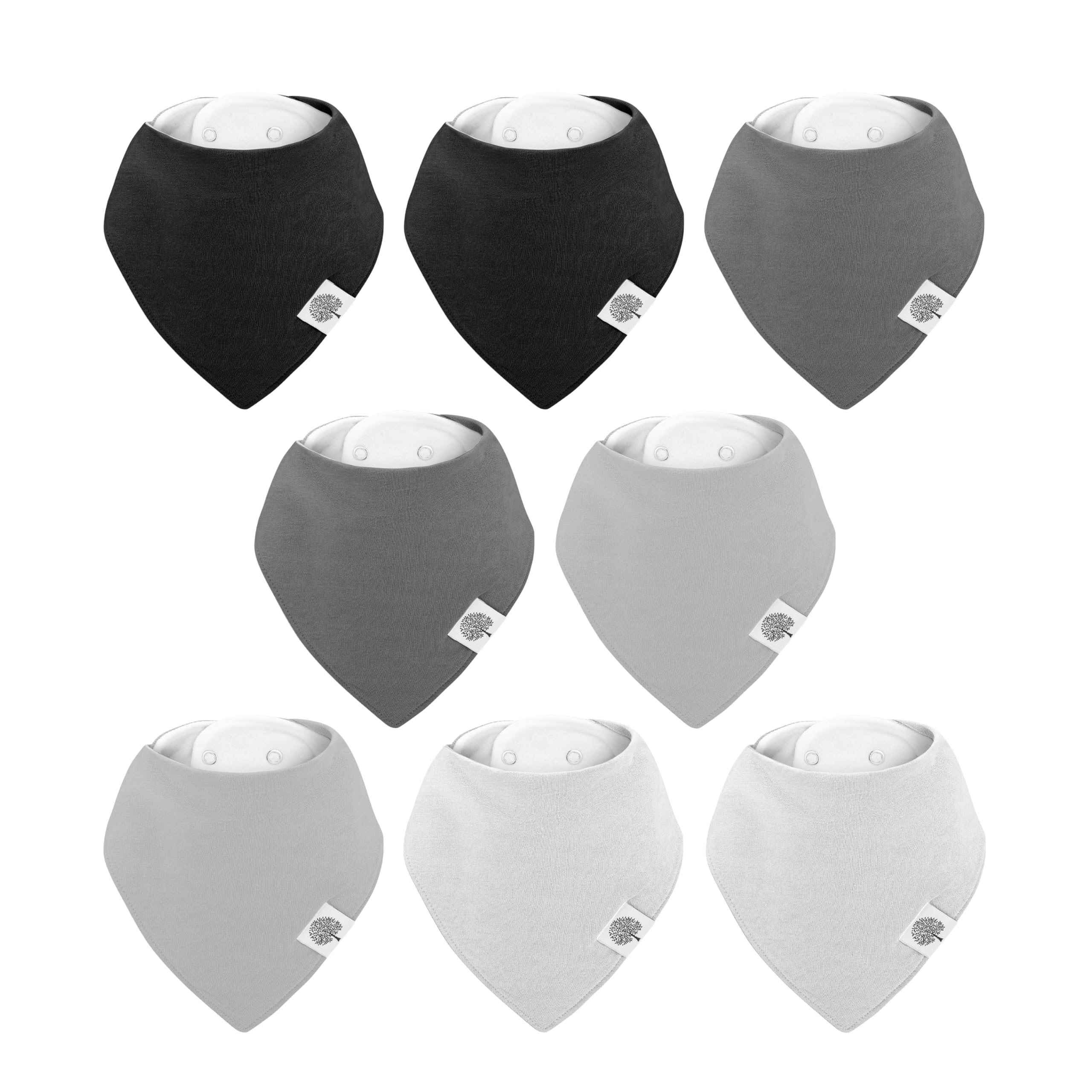 Parker Baby Bandana Drool Bibs for Boys, Girls & Unisex - Soft & Stylish Teething Bibs for Babies