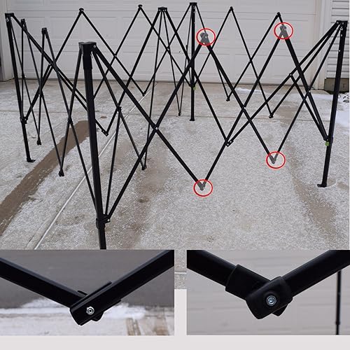 Miniatura 2 de OZARK TRAIL Coleman First Up 10x10 Instant Canopy-4 Cross Connectors Parts