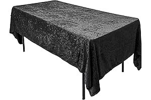 AK TRADING CO. Lush Panne Velvet Tablecloth