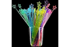 Vibrant Multicolor Swizzle Sticks for Fruit Kabobs