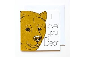 I Love You Bear Valentine Cards for Husband