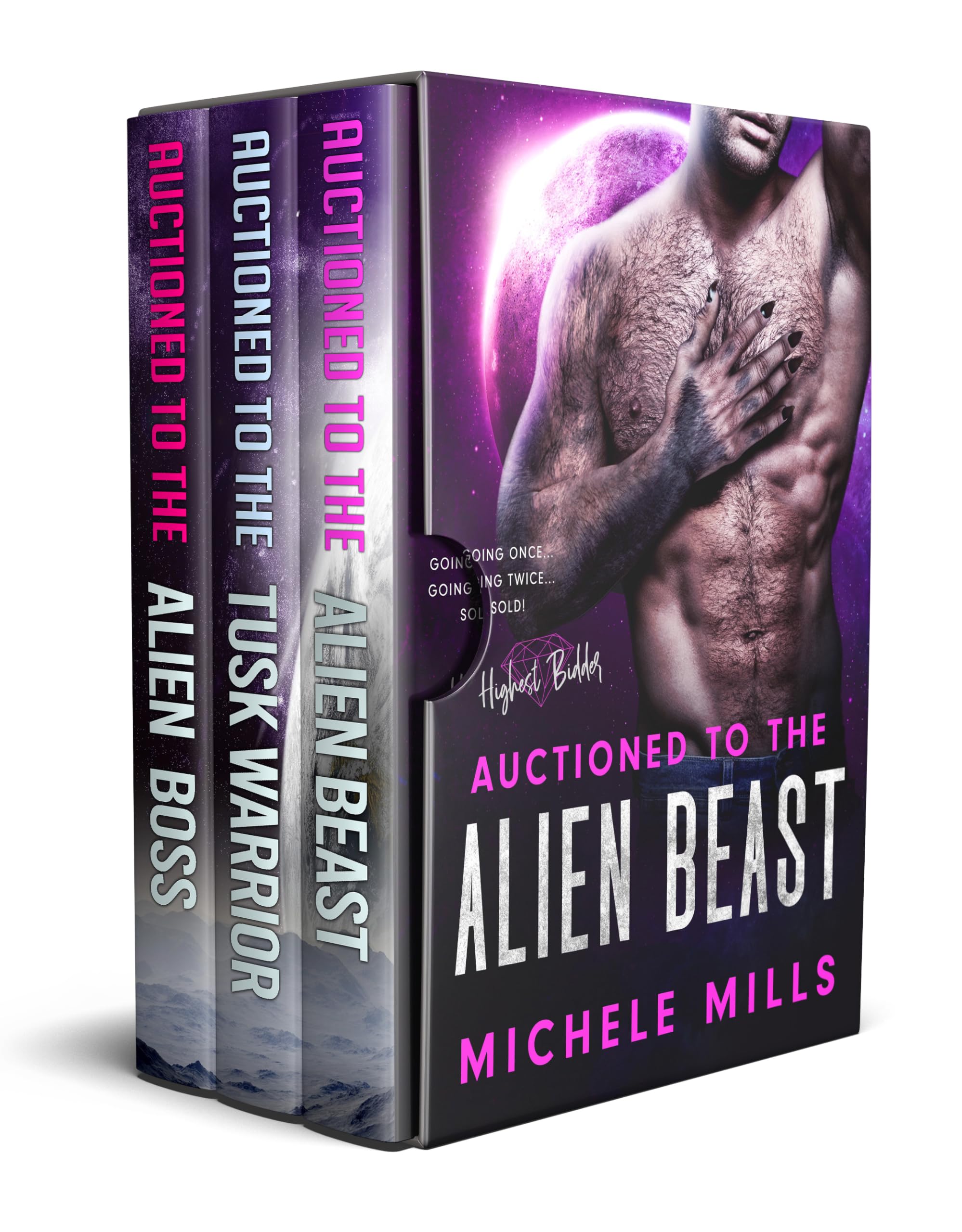 Cover of Auctioned to the Alien (Michele Mills Books Only)