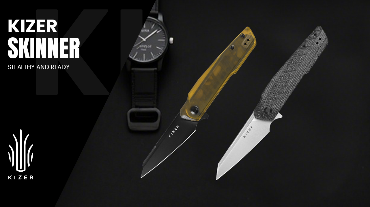 Amazon.com : Kizer SKINNER Pocket Knife, 3.32