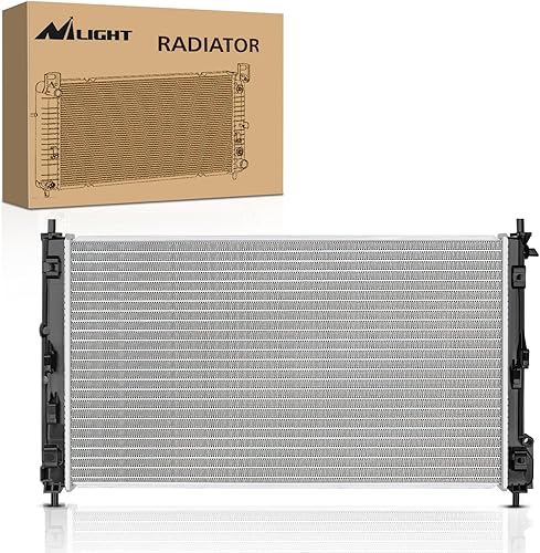 Nilight Radiador RAD906 para Dodge CaliberAvenger 2007 2008 2009 2010 2011 2012, Jeep Compass 2007 2008 2009 2010 2011 2012 de repuesto de aluminio