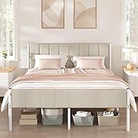 VASAGLE Struttura Letto Matrimoniale, 160 x 200 cm