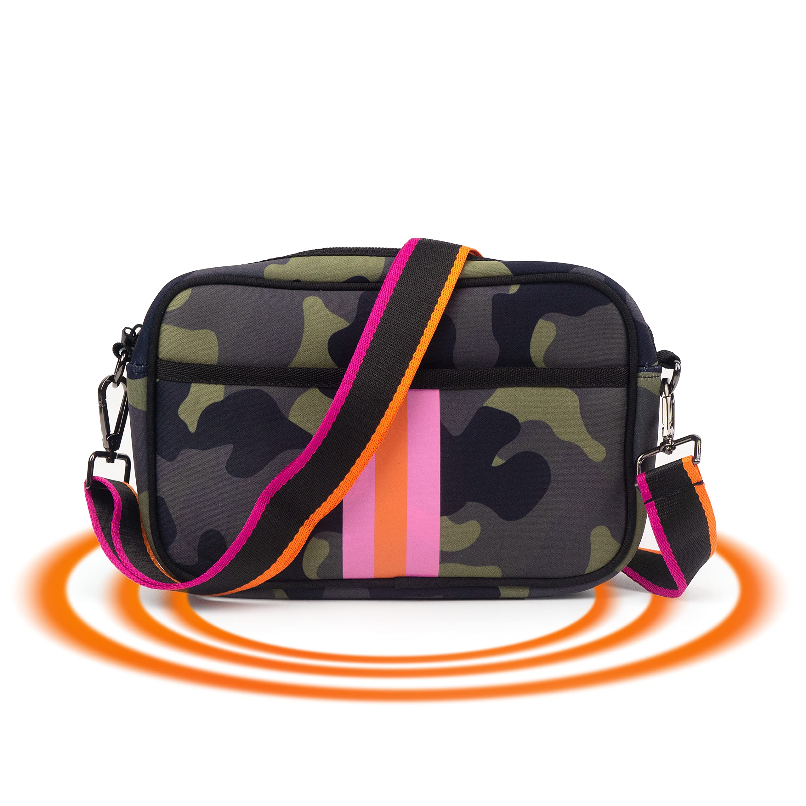 IBEE Crossbody Bags For Women,Neoprene Bag,Messenger Bag Green