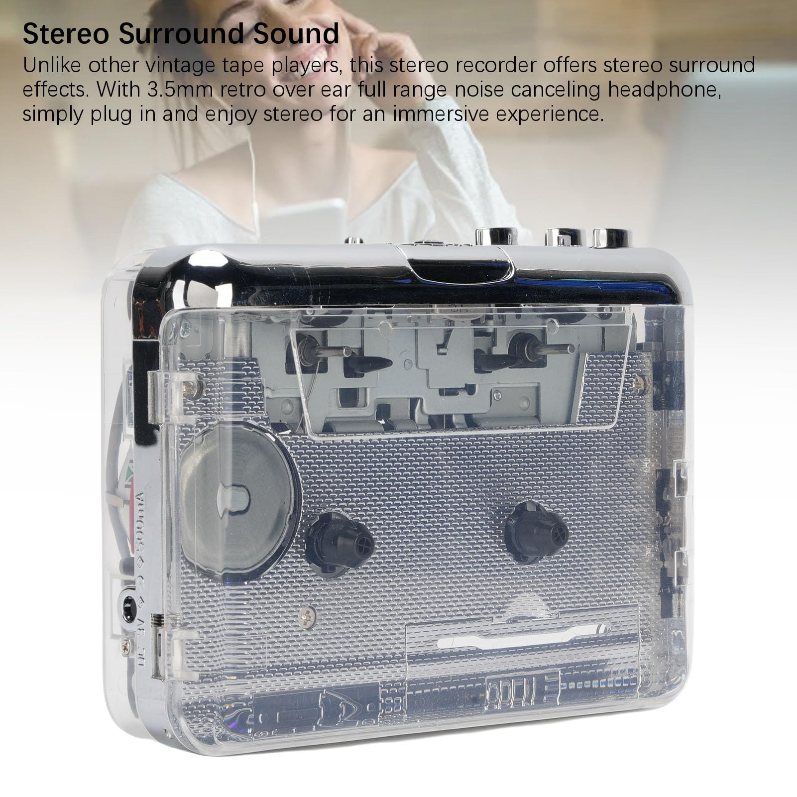 Amazon.co.jp: Elprico ポータブルカセットプレーヤー テープ