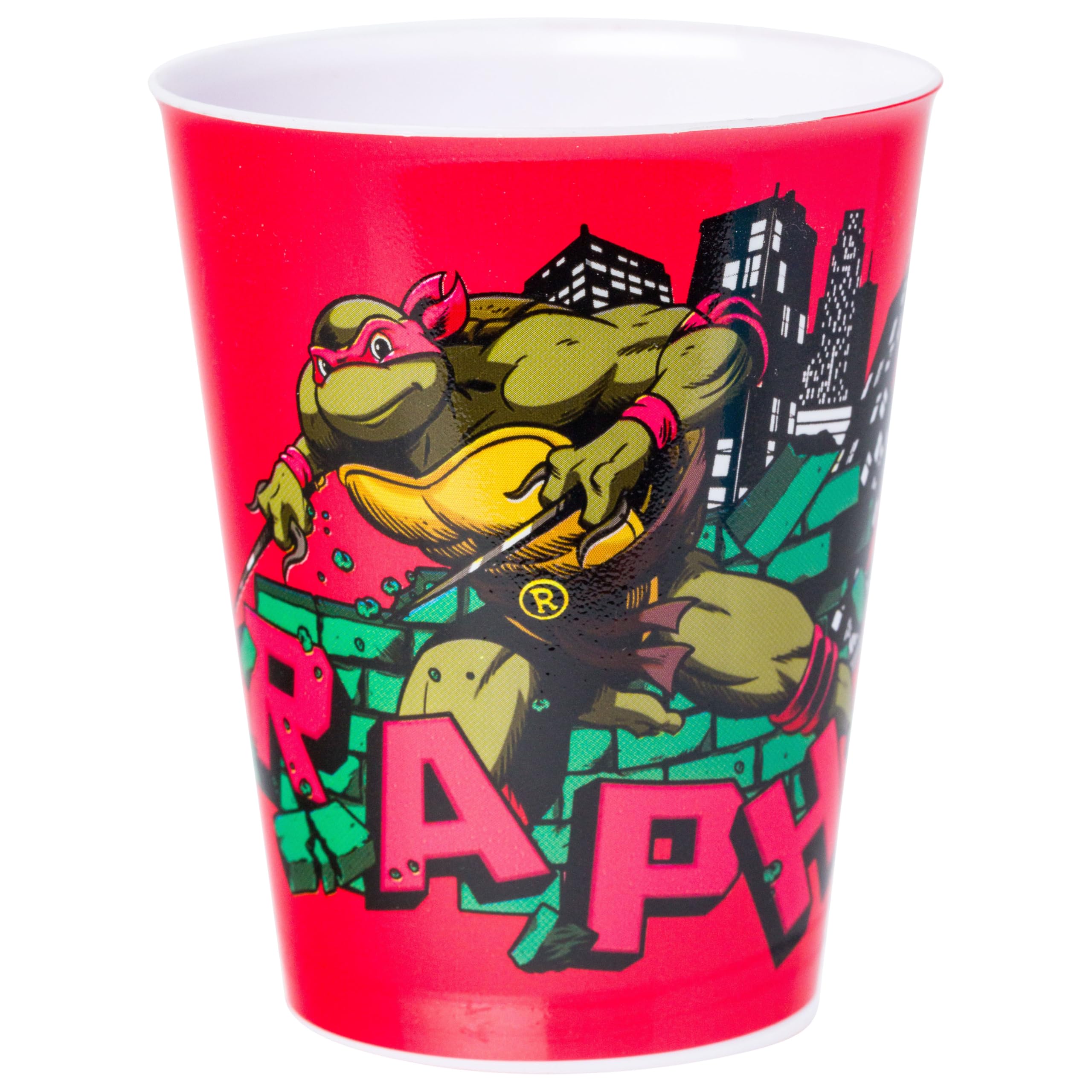 Silver Buffalo TMNT Brick Names Mini-Becher-Set, 42,5 ml, Kunststoff, 4 Stück