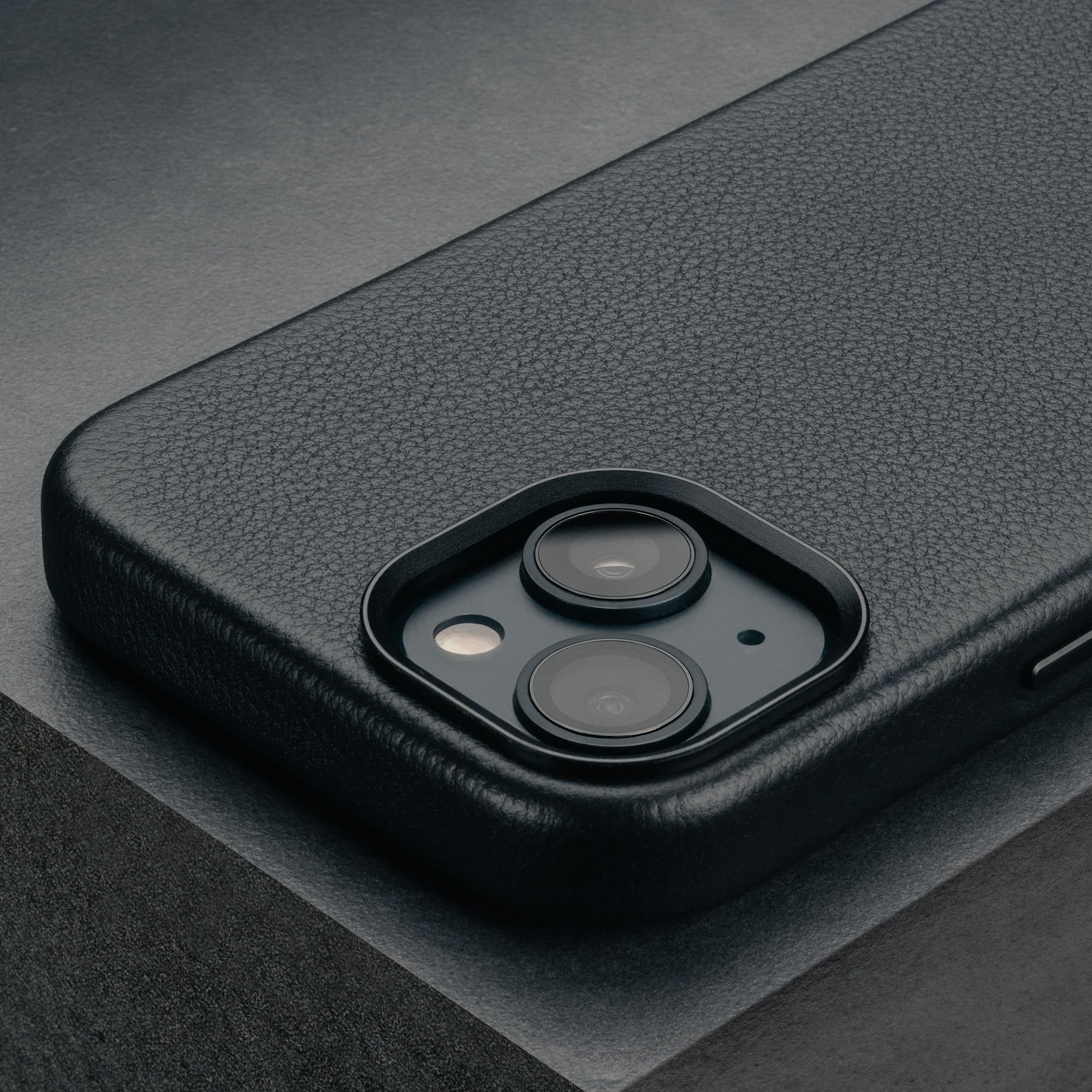 TORRO Case Compatible with iPhone 15 - Premium Leather MagSafe Compatible, Slim Bumper Case (Black) - Image 4