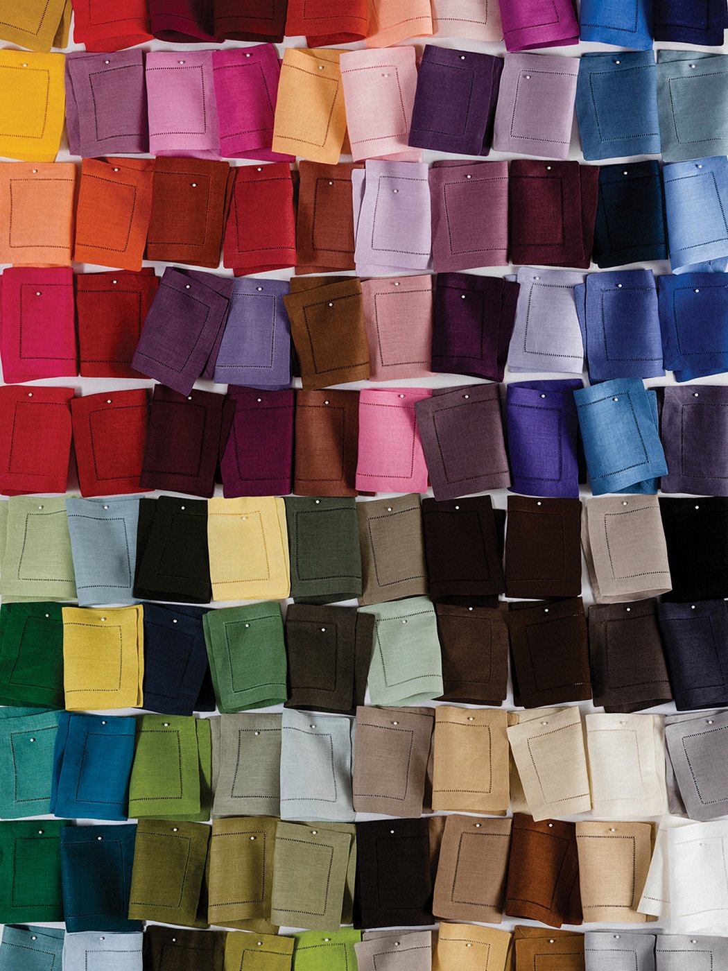 SFERRA Festival Decorative Dinner Napkins Set of Four - White 20'' x 20''