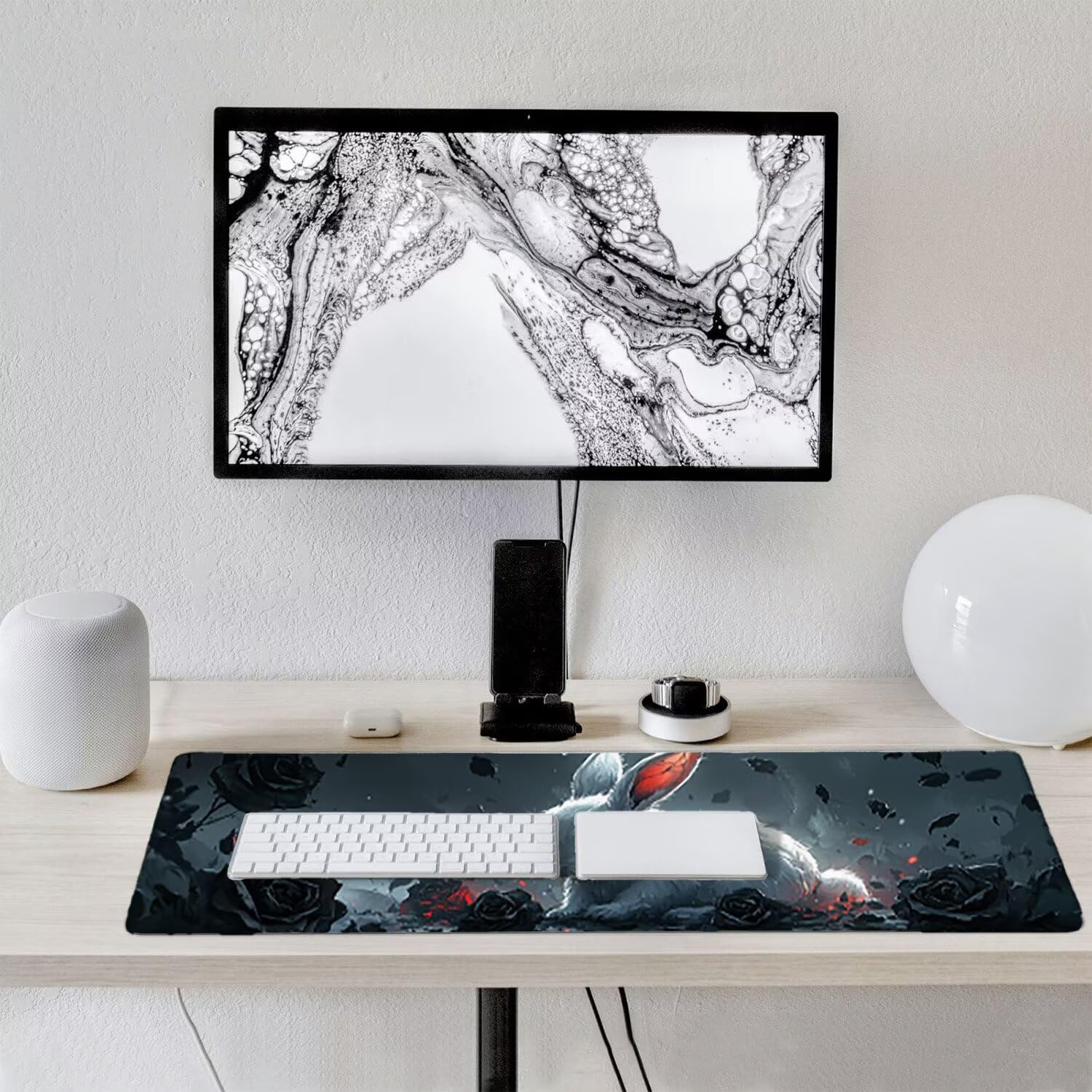 Podkładka pod mysz do gier, 1400 x 600 mm XXL Podkładka pod mysz do gier, duża, antypoślizgowa, wodoodporna, iExtended długa podkładka pod mysz do klawiatury XXL, akcesoria biurowe, do gier, komputera