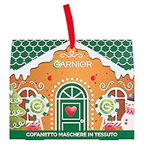 Garnier Cofanetto Regalo Skincare, Con 4 Maschere Viso e 1 Maschera Anti-Occhiaie, Per Tutti i Tipi di Pelle, Pelle Idratata e Luminosa, Occhiaie e Borse Ridotte, SkinActive Hydra Bomb, 4x28g + 1x6g