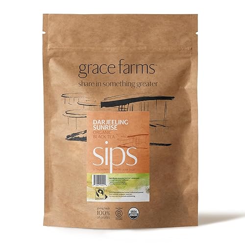 Miniatura 24 de Grace Farms REVIVE Wellness Mezcla de té orgánico (16 sobres de pirámide) Yerba mate, té verde y adaptógenos Reemplazo de café de energía
