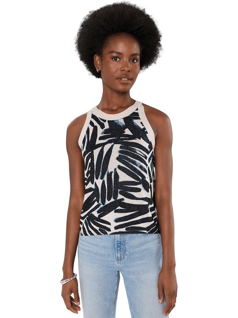 Multi NIC+ZOE Painted Palms Sweater Tank