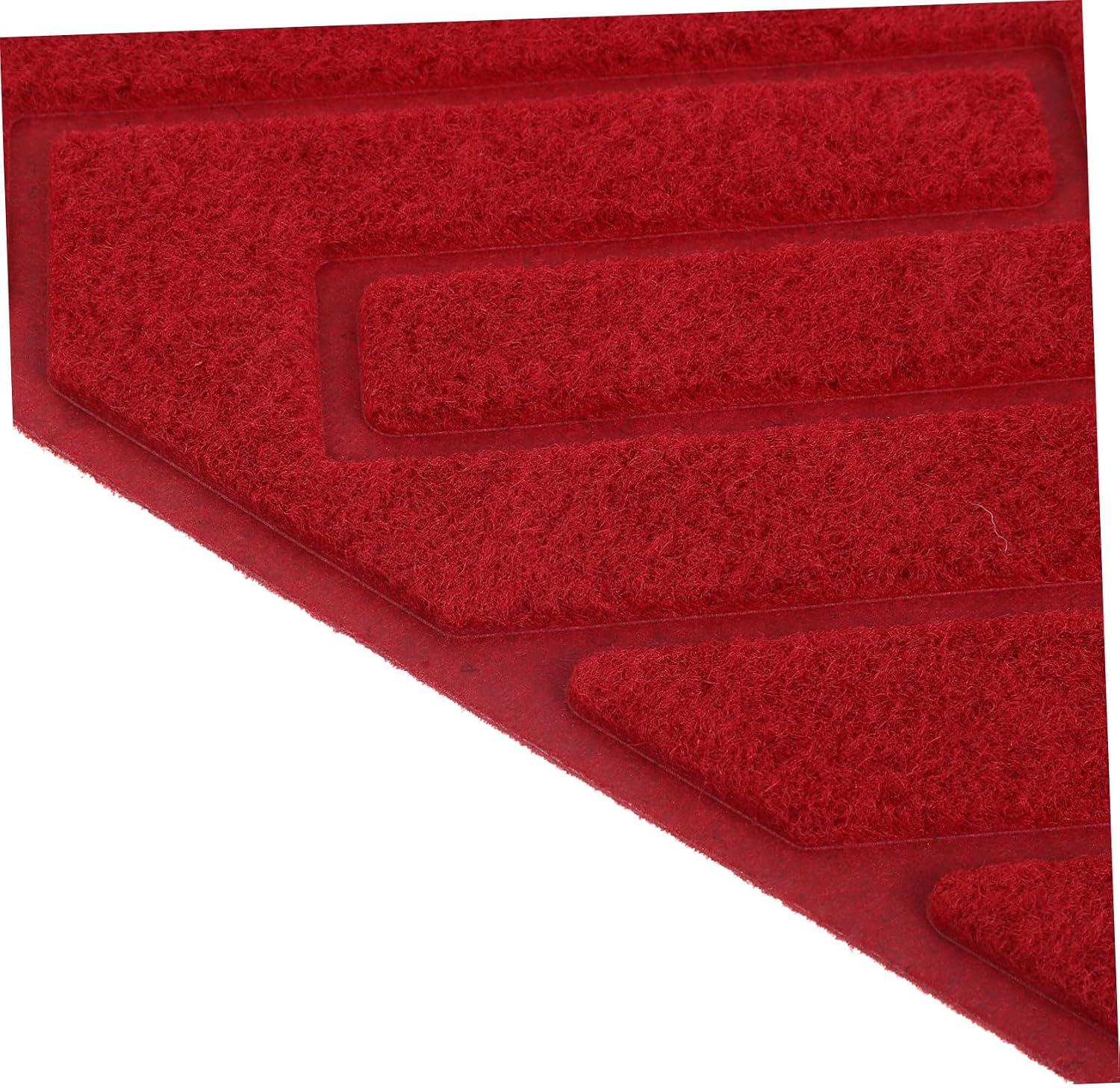Unomor 5pcs Red Automotive Floor Mat Repair Patch Kit with Anti-Slip Car Pedal Pads, Sturdy Carpet Protection Pads for Cars, Suvs, and Trucks Interior