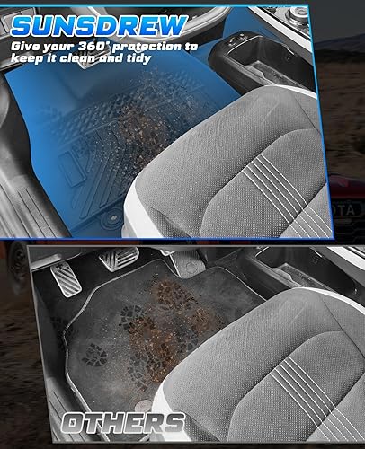 Miniatura 3 de Alfombrillas para KIA EV6 GTGT-Line 2022-2026, alfombrillas para todo tipo de clima, TPE EV6, juego completo de alfombrillas antideslizantes para