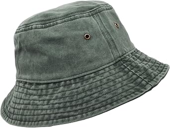 Eimer Hut Breite Krempe Washed Denim Baumwolle Outdoor Sonnenhut Flat Top Cap zum Angeln Wandern Strandsport