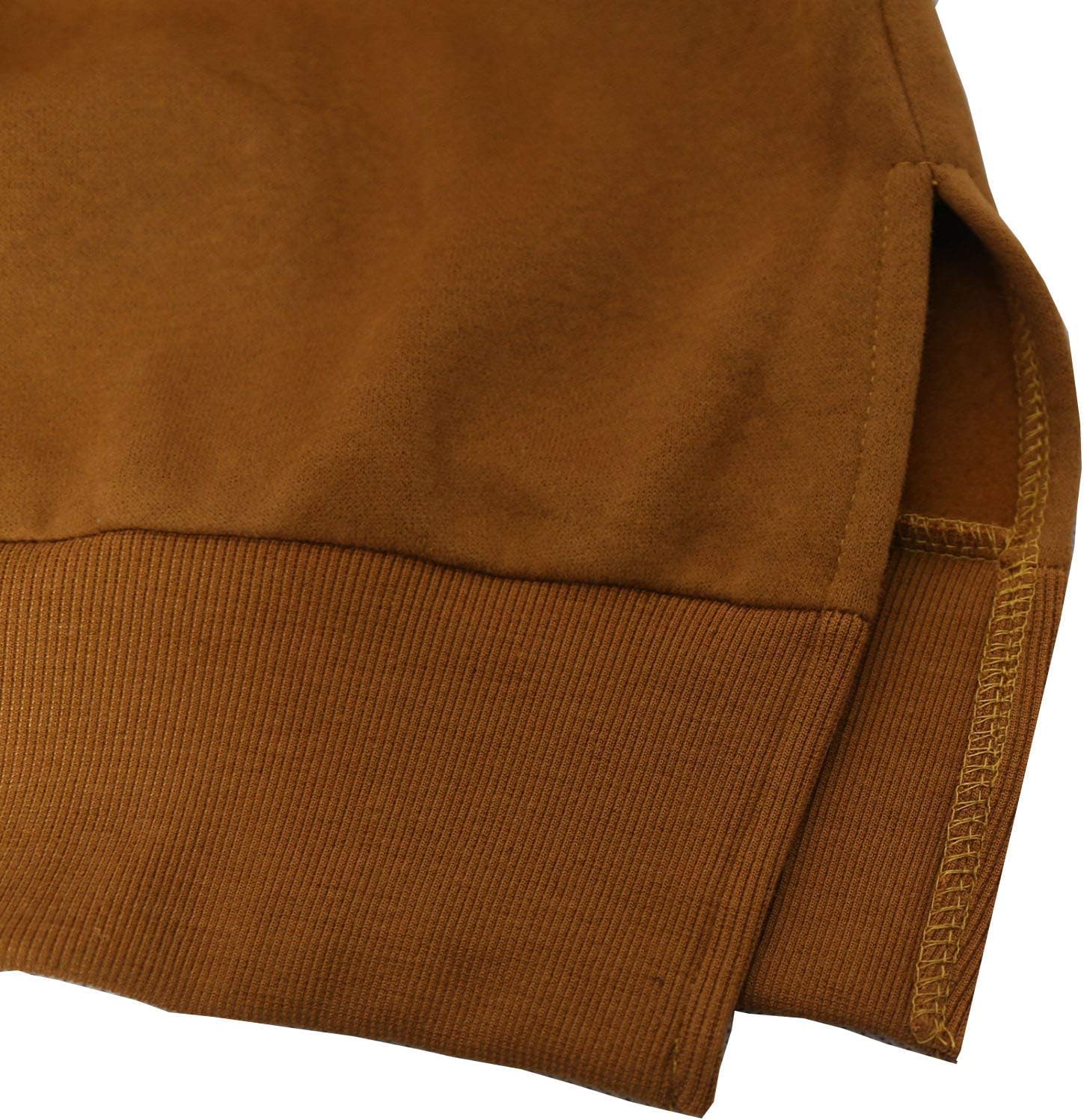 NUTEXROL Women's Thickening Long Fleece Sweatshirt String Hoodie Dress Pullover Plus Size - Image 5