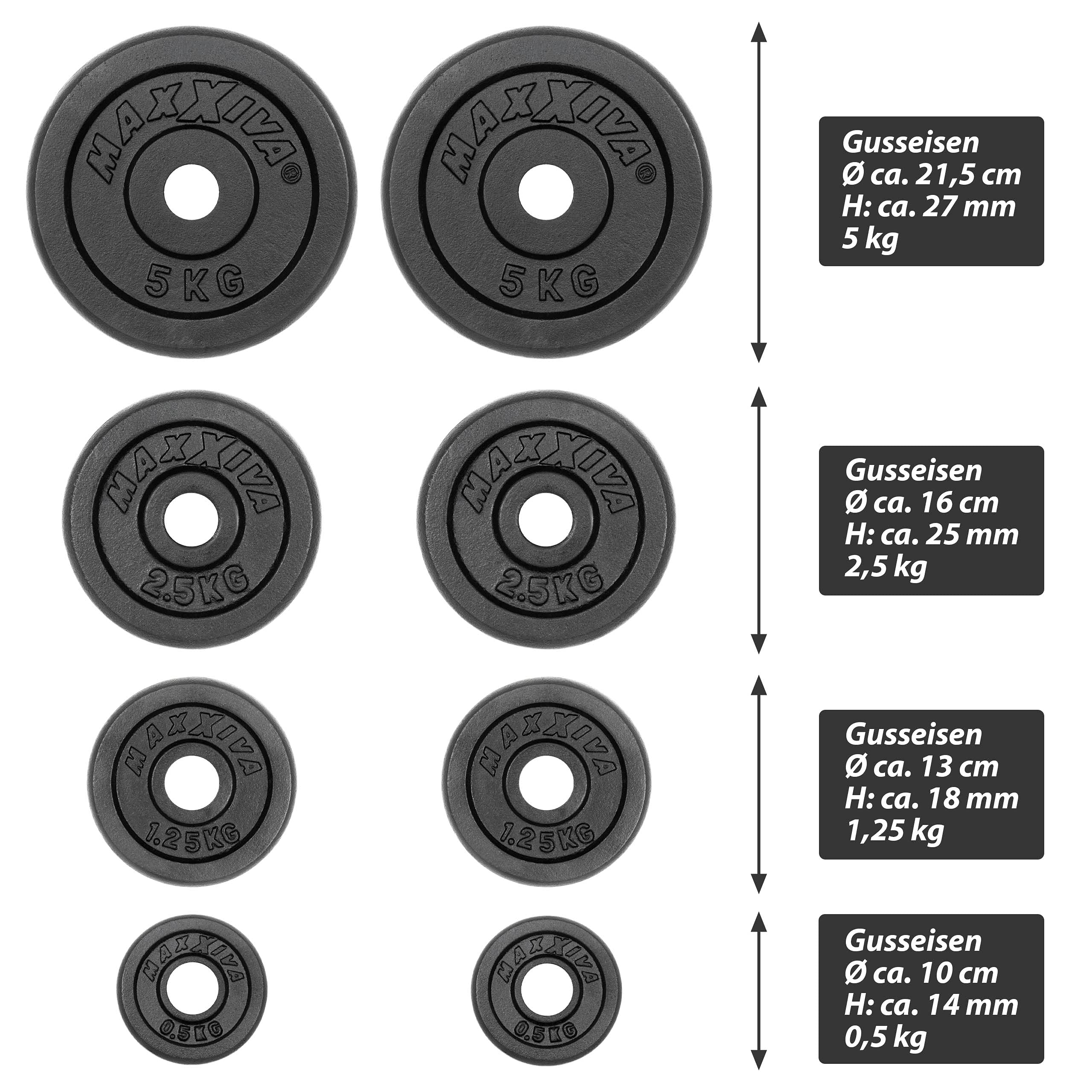 Curl-Set 120 cm 26 kg 8 Gewichte Gusseisen Krafttraining Zugstange silber verchromt Workout Bodybuilding Fitness Sternverschlüsse Gewichtheben