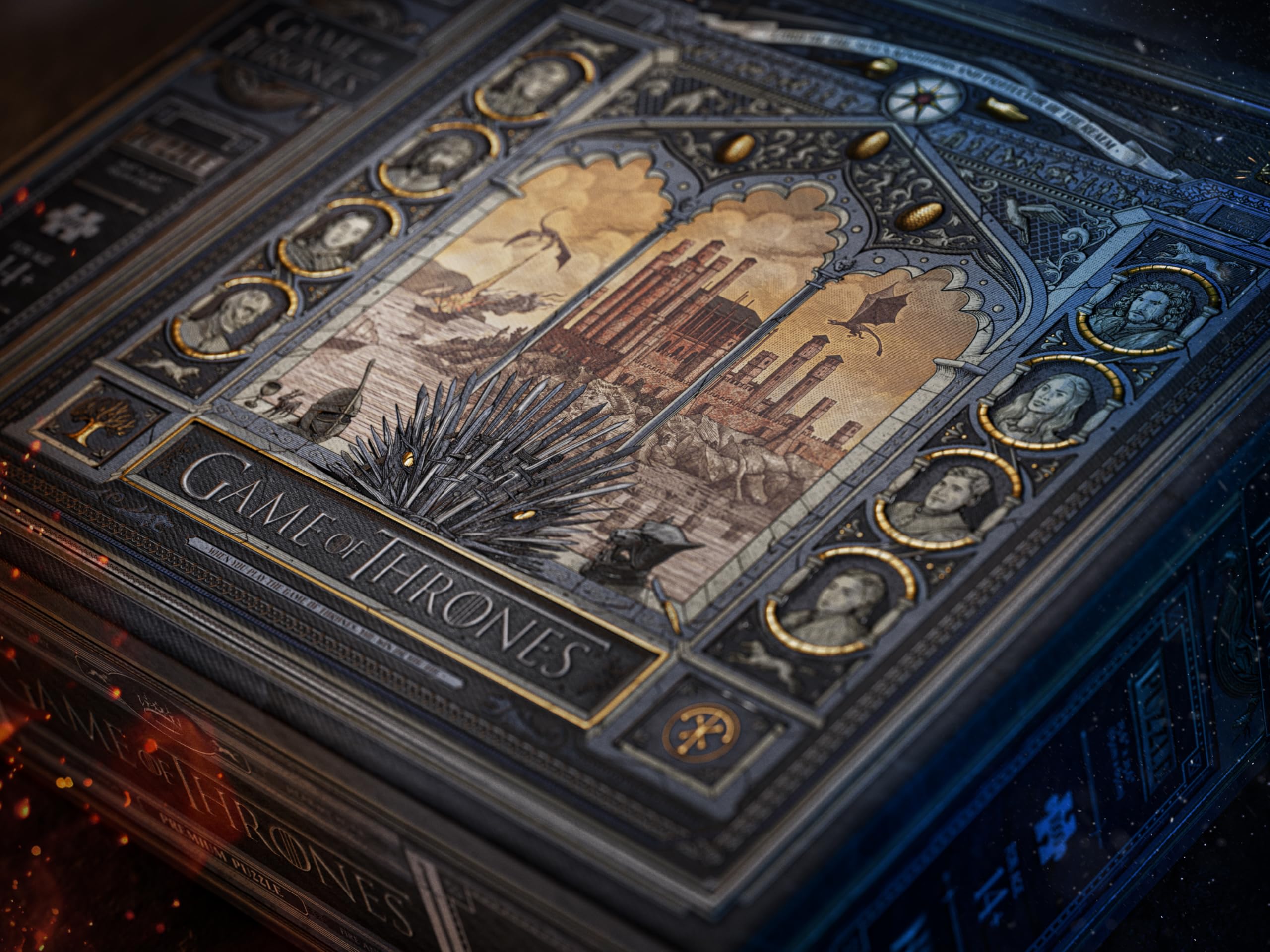 Amazon.com: Game of Thrones Premium Jigsaw Puzzle – Gold Foil