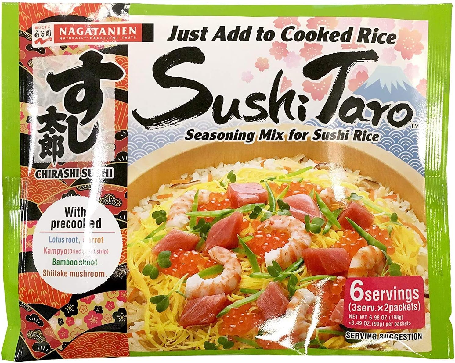 Sushi Taro Chirashi Sushi Mix 6.98oz / 198g