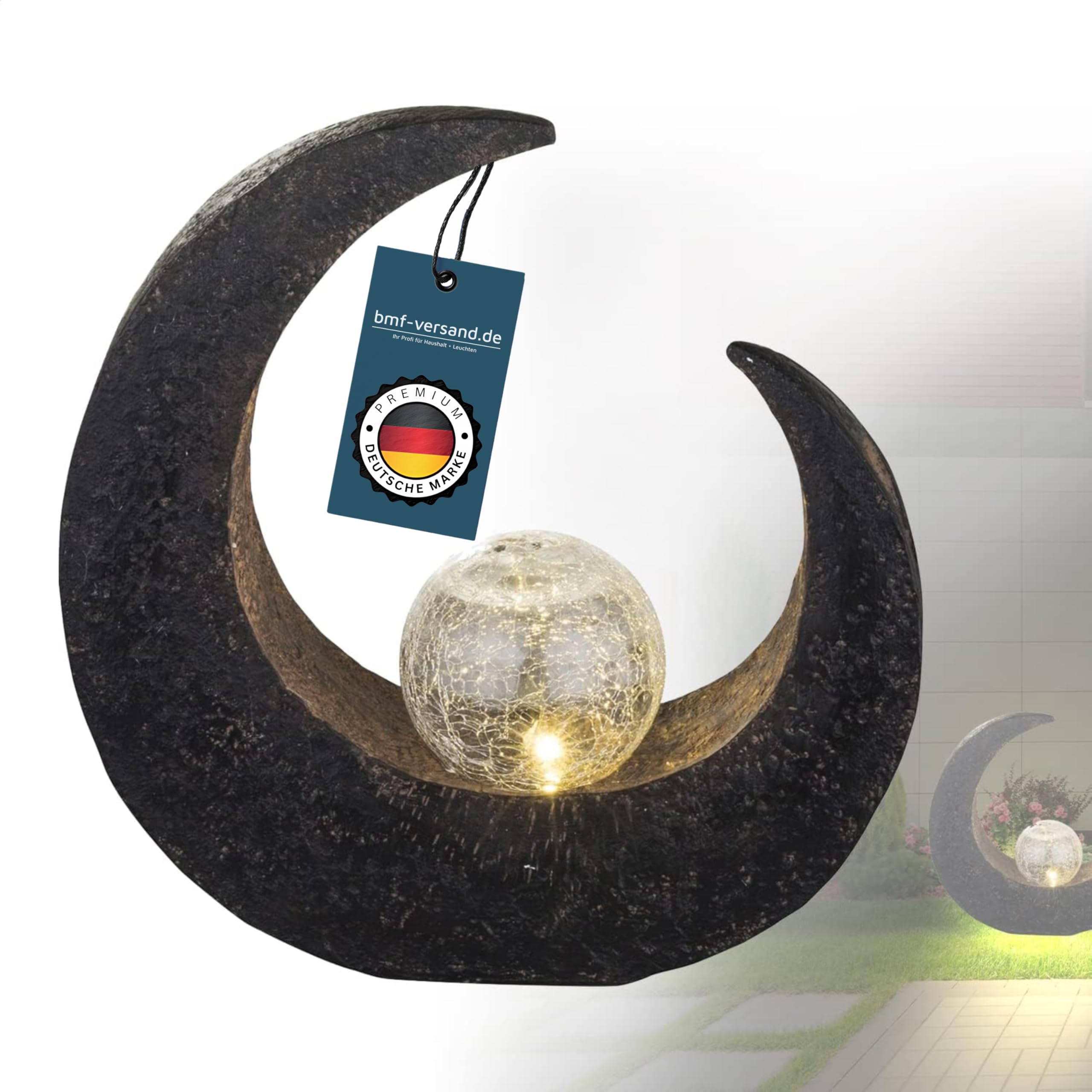 Lumière Solaire Extérieure, Lampes Solaires De Jardin, Lune