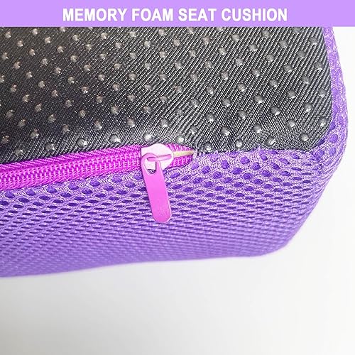 Miniatura 4 de Cojín para silla de oficina, cojín de espuma viscoelástica para coxis, ciática, alivio del dolor de espalda baja