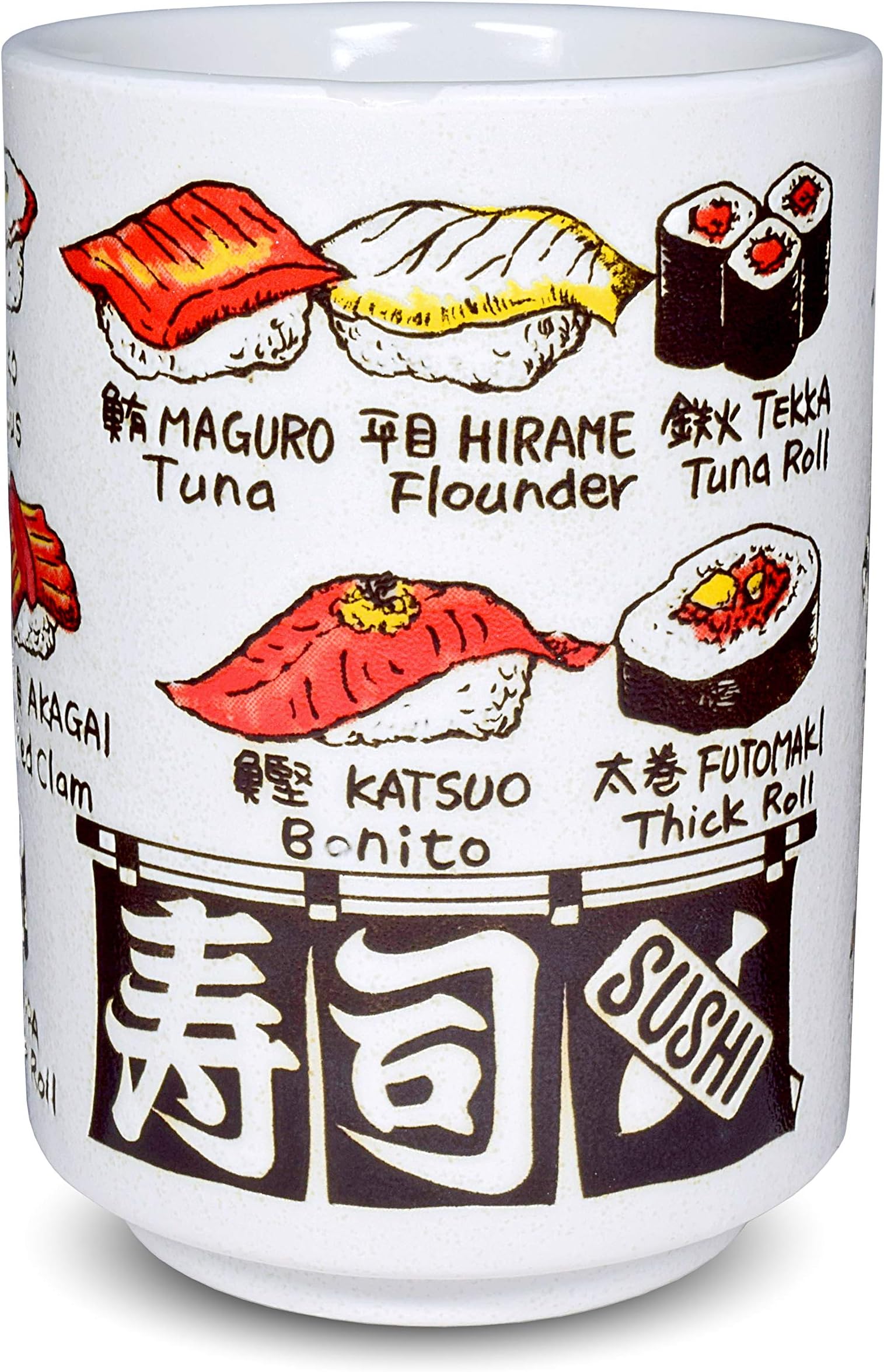 Mino WareJapanese Yunomi Sushi Tea Cup Yunomi Sushi Tea Cup 191308808426