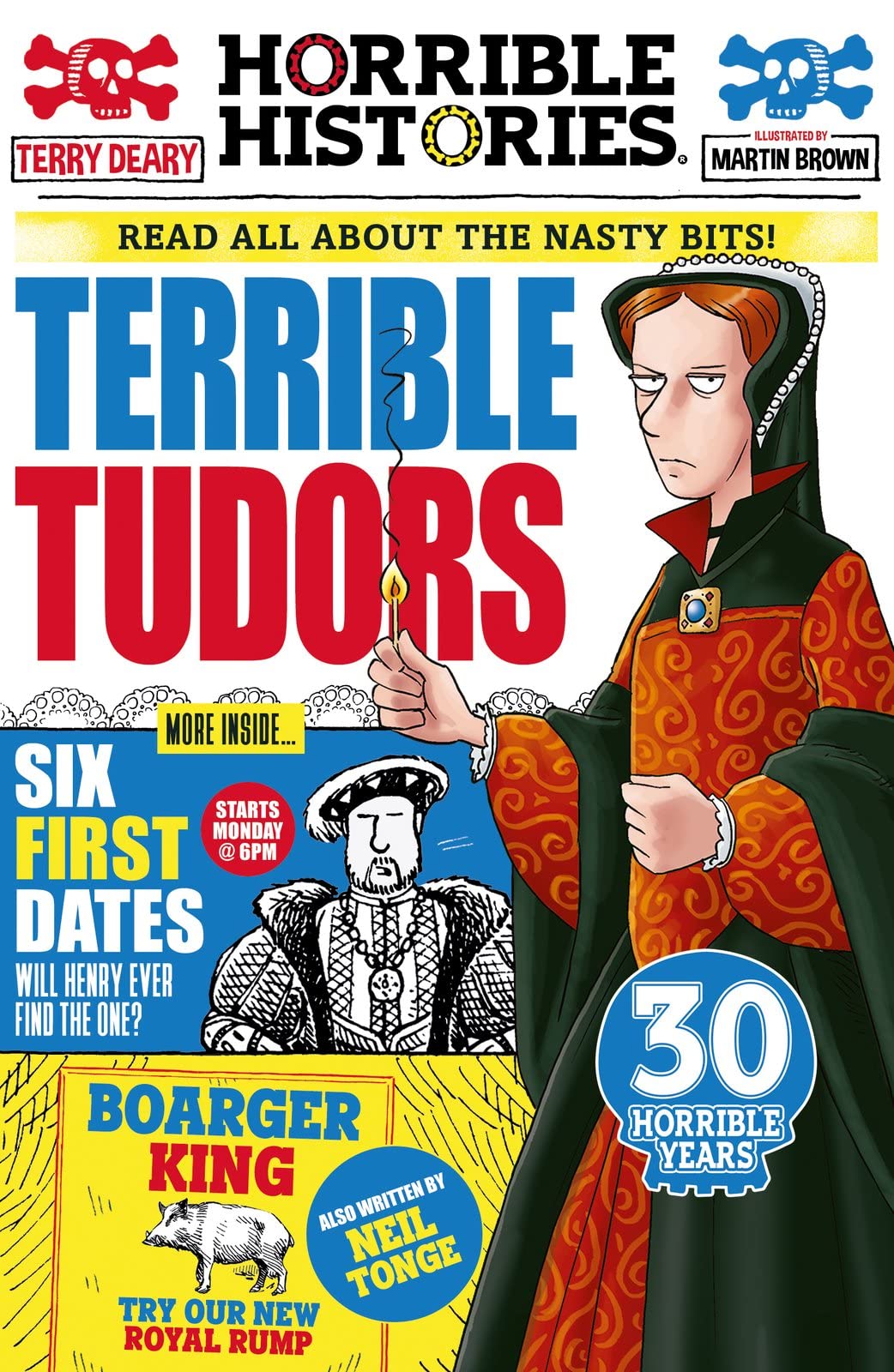 Terrible Tudors by Terry Deary, Neil Tonge, Martin Brown - 9780702325762