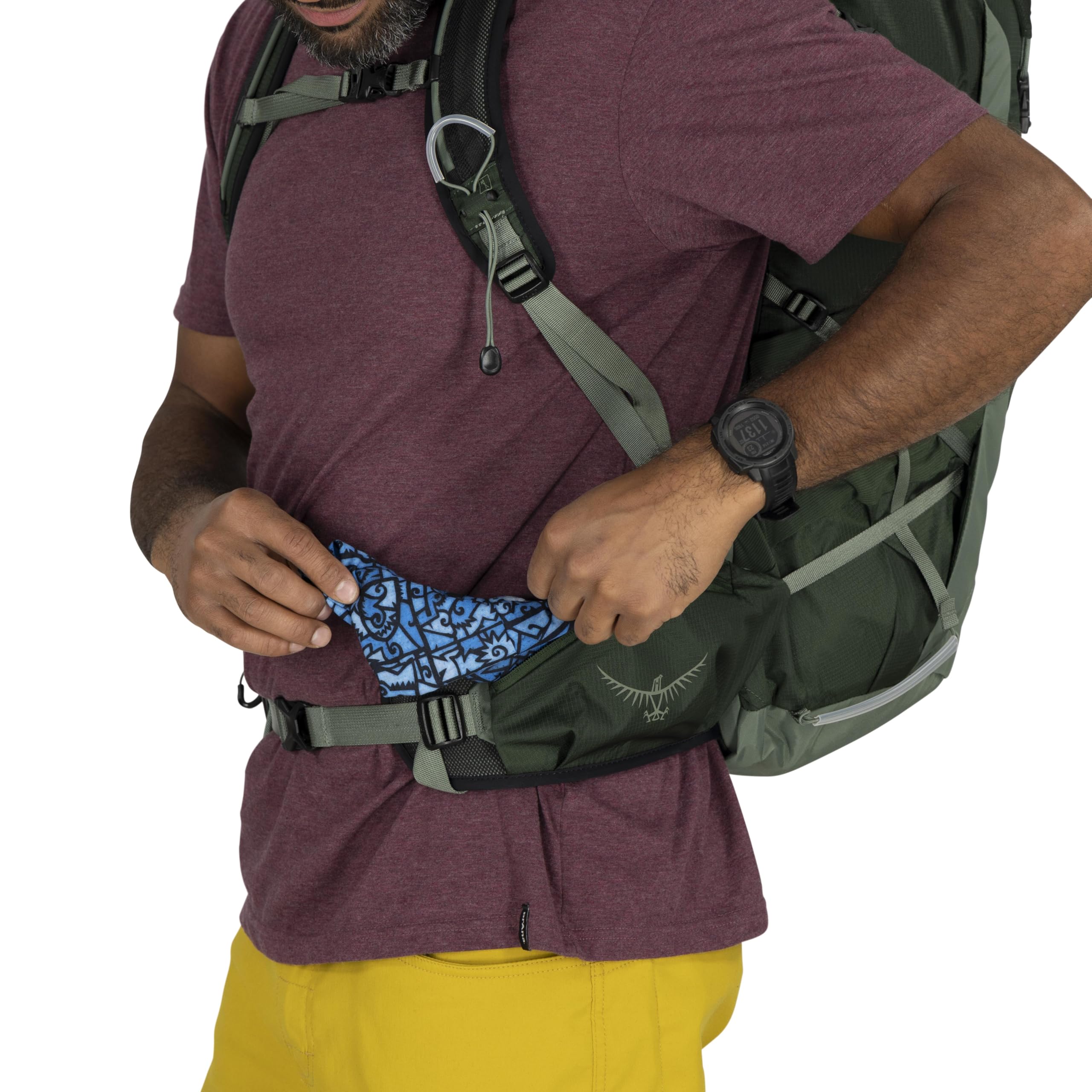 Osprey Talon 33L - Zaino da trekking leggero da uomo, con cintura
