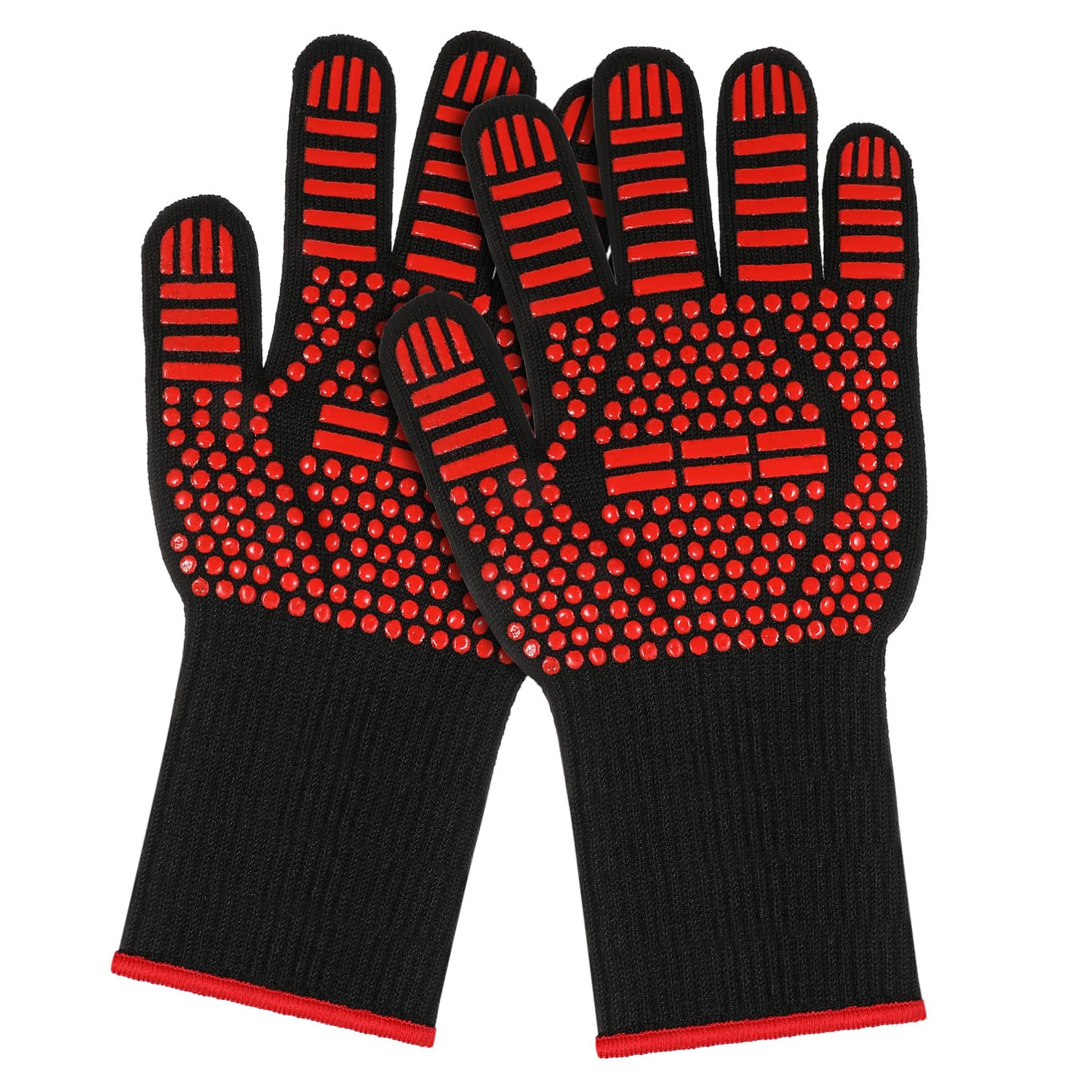 Guantes Aislamiento Térmico para Cocinar Asar y Hornear Guantes de Cocina Resistentes al Calor para Barbacoa y Uso el Horno