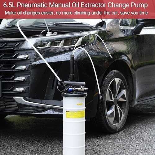 Miniatura 8 de Kicofyee Extractor de aceite manual neumático 6.5L Bomba de cambio de bomba extractor de líquido cambiador de aceite Extractor de líquido de vacío