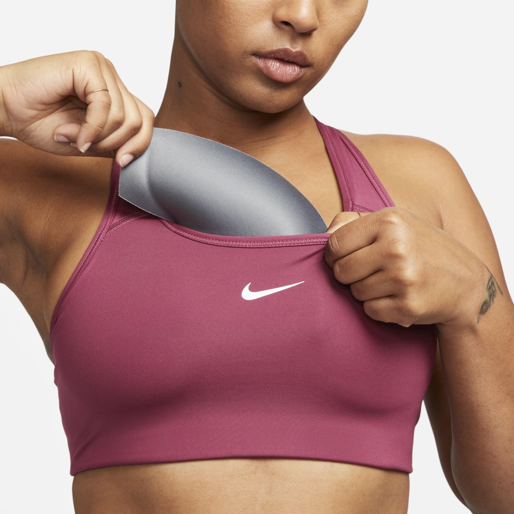 NIKE Koszulka Kobiety Biustonosz Df Swsh 1pp
