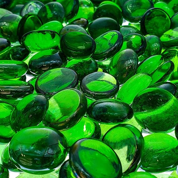 Bond Manufacturing 67985 LavaGlass Round Firepit Dispersion Glass, Emerald City