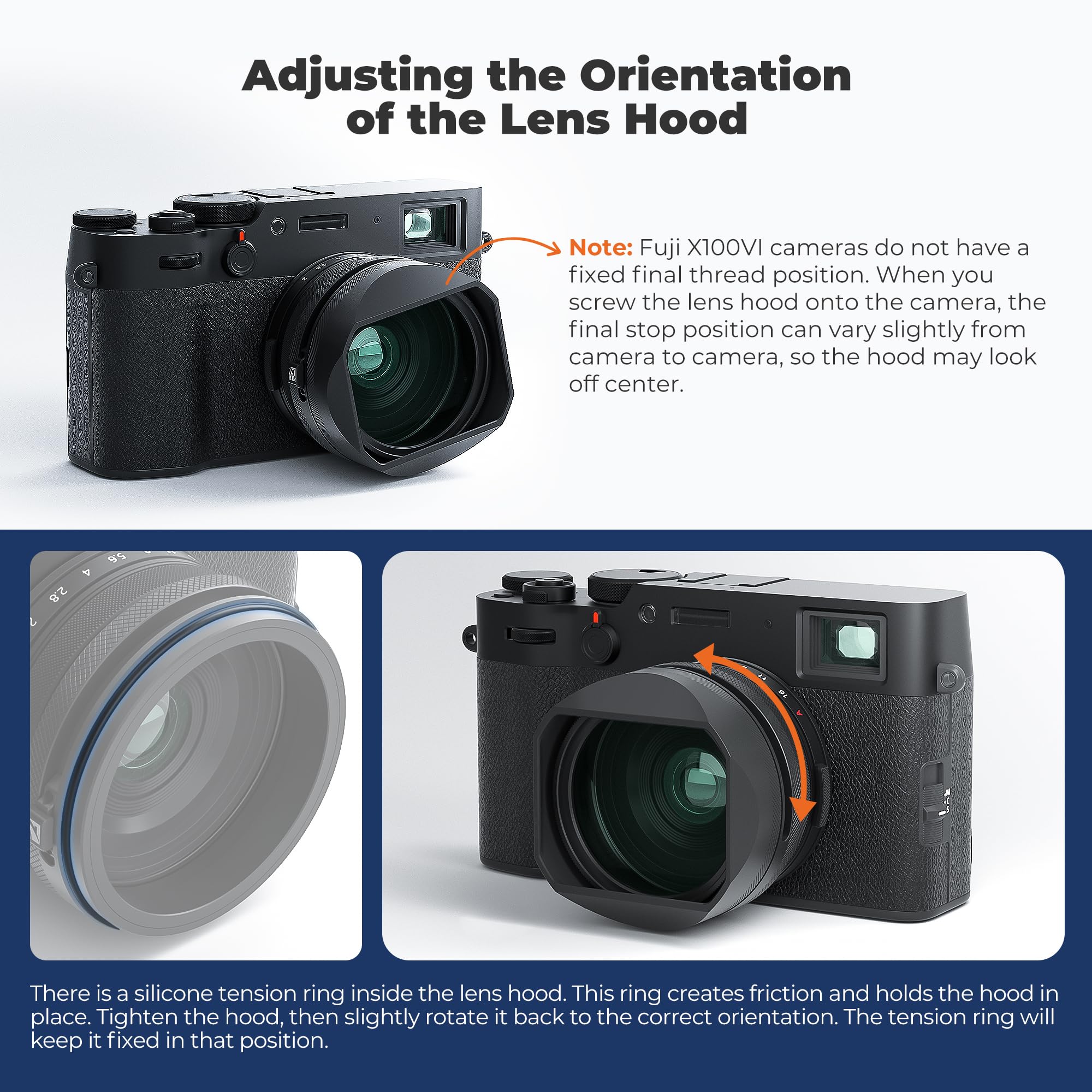 Pack Objectif Fisheye HD + Filtres – Pour Fujifilm X-T100 – NEUF