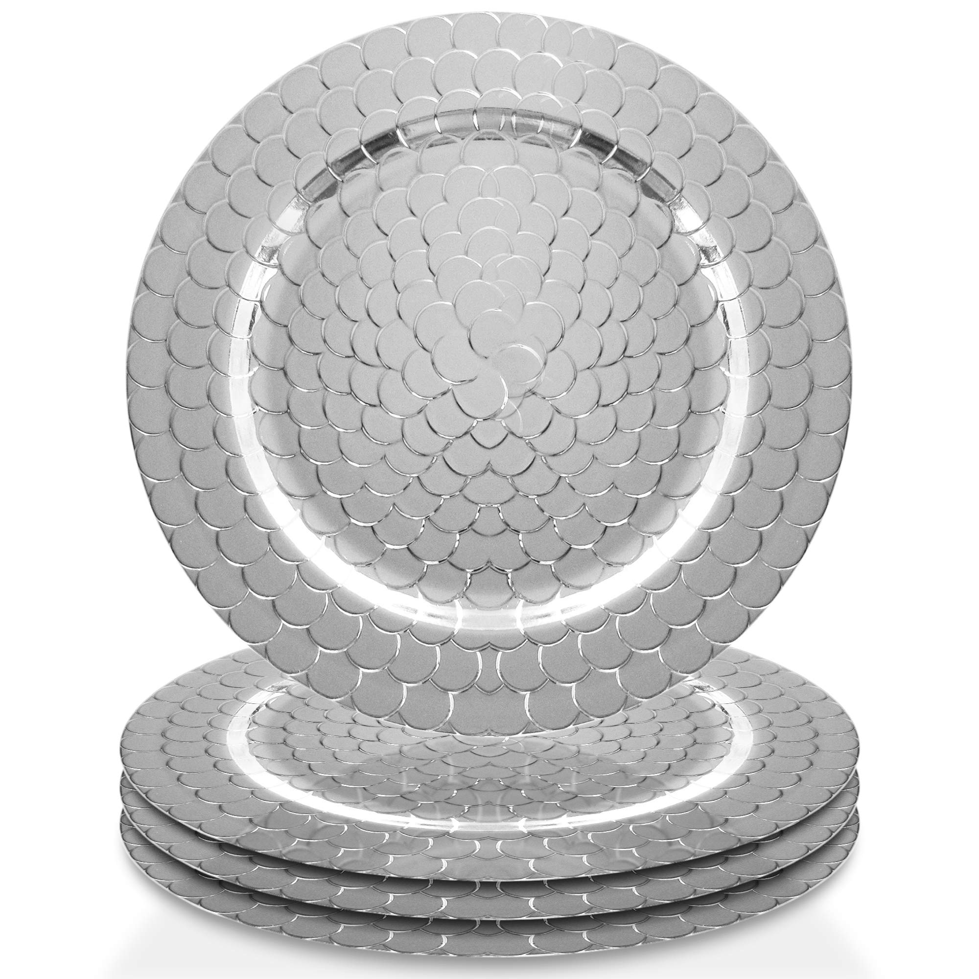 American Atelier Charger Plates 13 Inch Round Melamine Set of 4