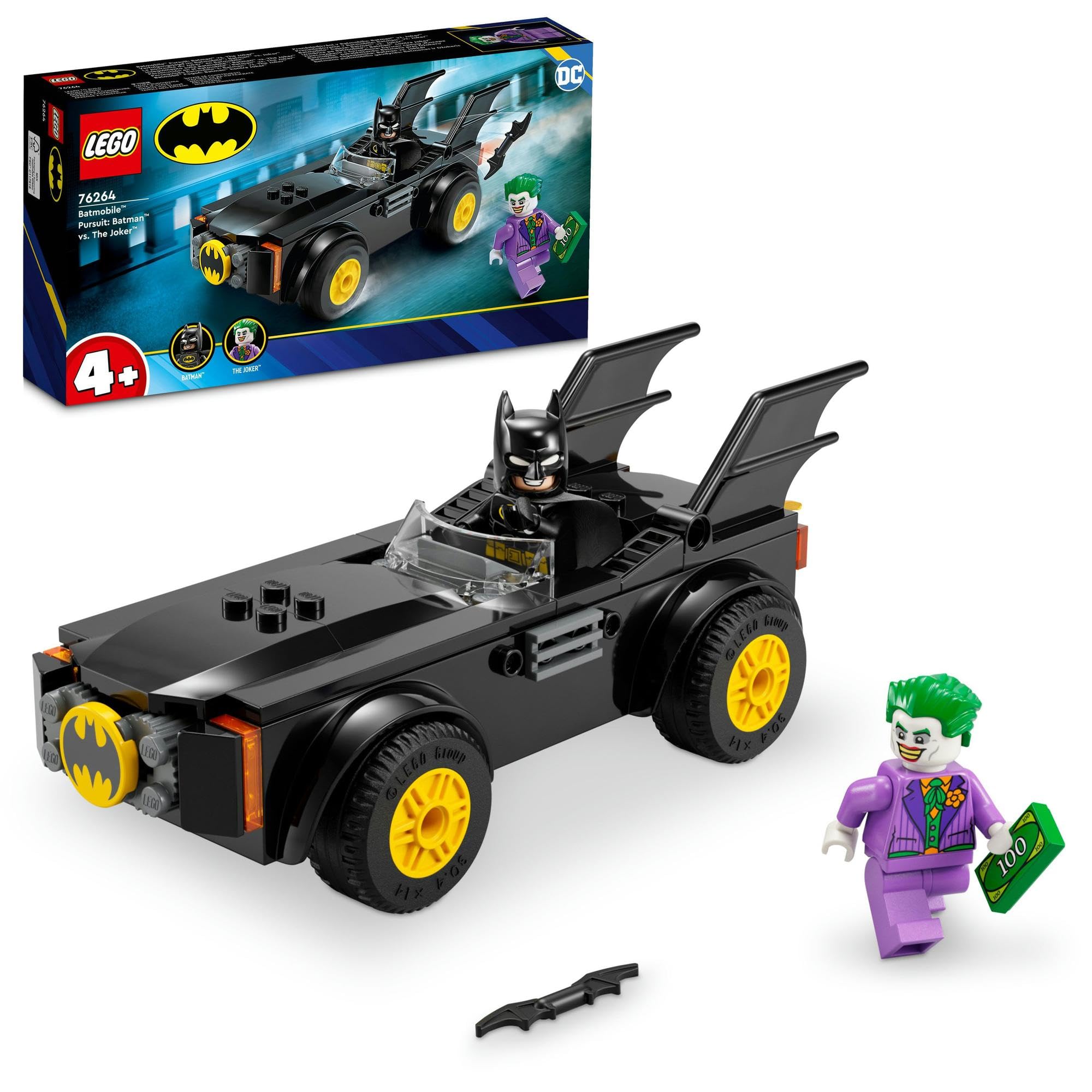 5個セット レゴ DC バットマン バットモービル：スケアクロウとの対決