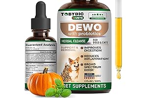 Herbal Medicine for Cats - Worm Med for Roundworms, and Hookworms and Tapeworms