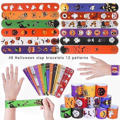 Miniatura 10 de Max Fun 48 pulseras de Navidad para niños, regalos de fiesta para niños, regalos de Navidad, rellenos de calcetines de Navidad, regalos de