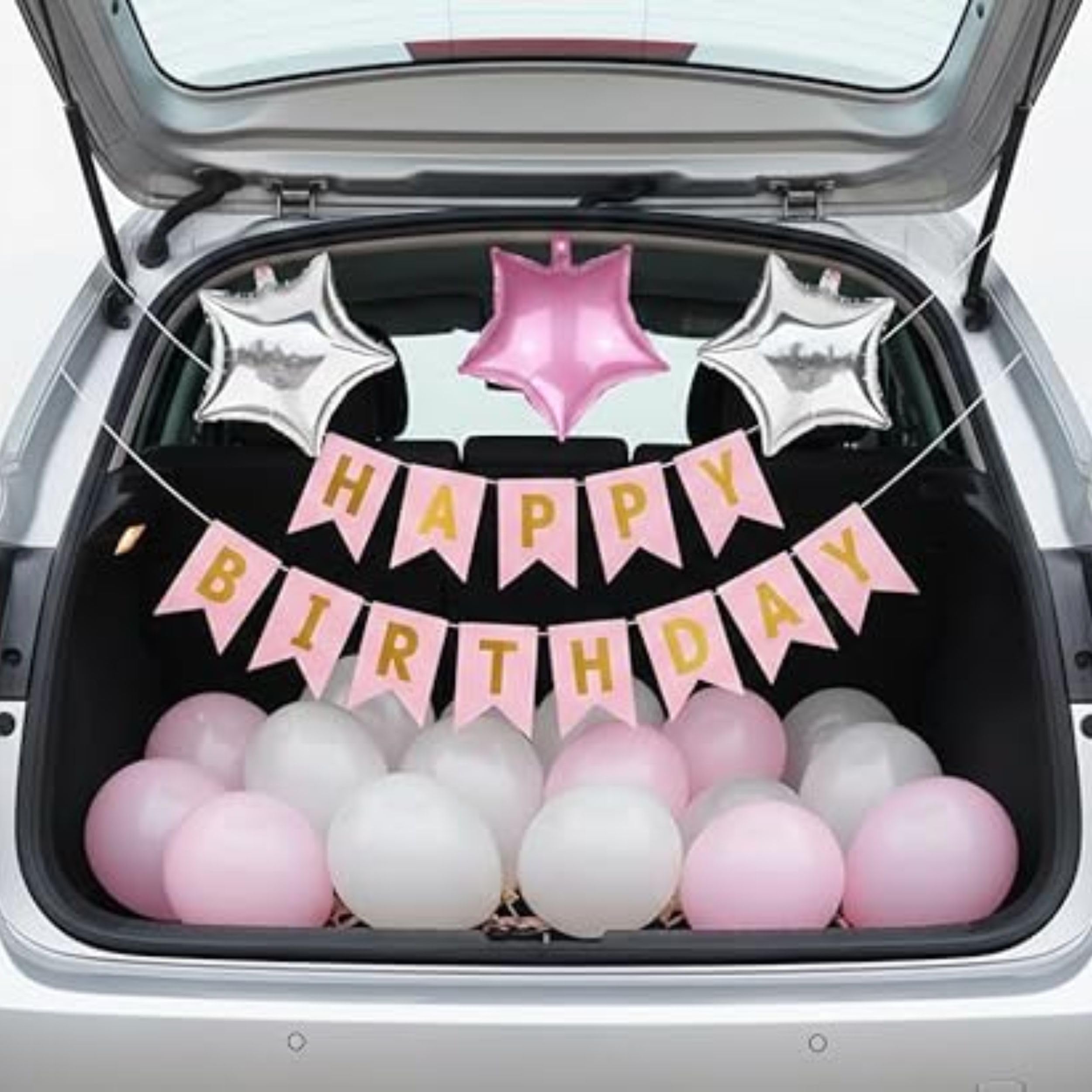 Silver Birthday Party Decorations - 40 Piece Kit -9