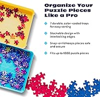 Vista 4 de Buffalo Games - Bandejas clasificadoras de rompecabezas - 7 unidades (Paquete de 1)