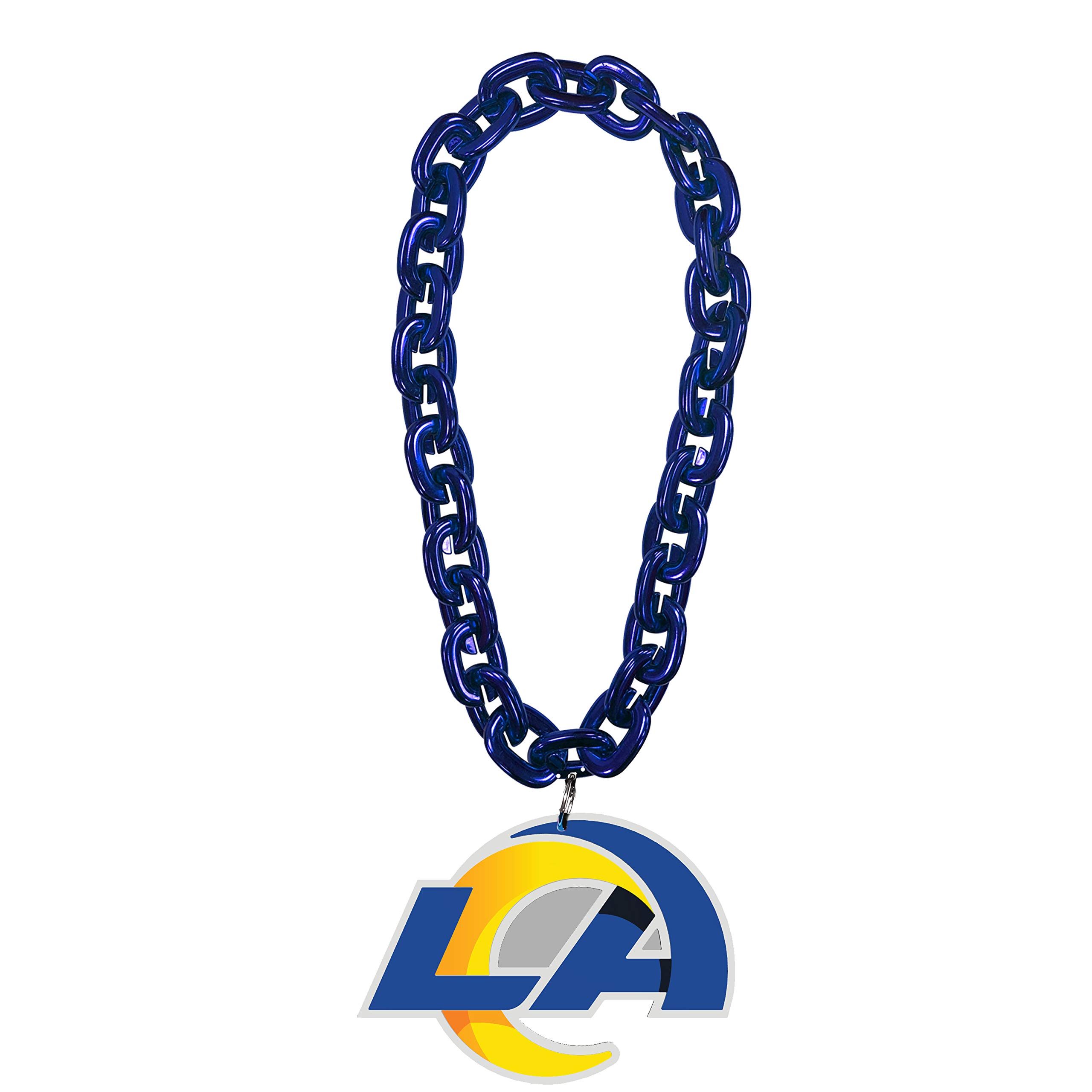 FanFave NFL Los Angeles Rams Los Angeles Rams NFL 3D Fanchain Magnet, Blau, One Size (FF6728)