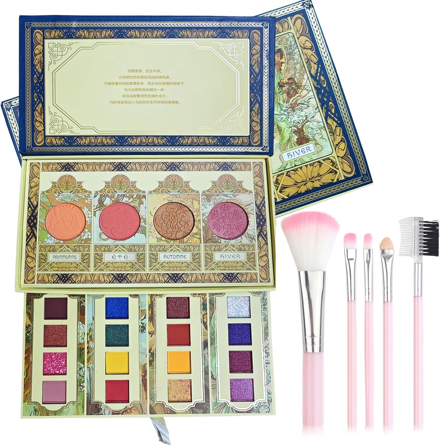 Eyeshadow And Blush Make Up Palettes, Retro Style Eyeshadow Palette 2