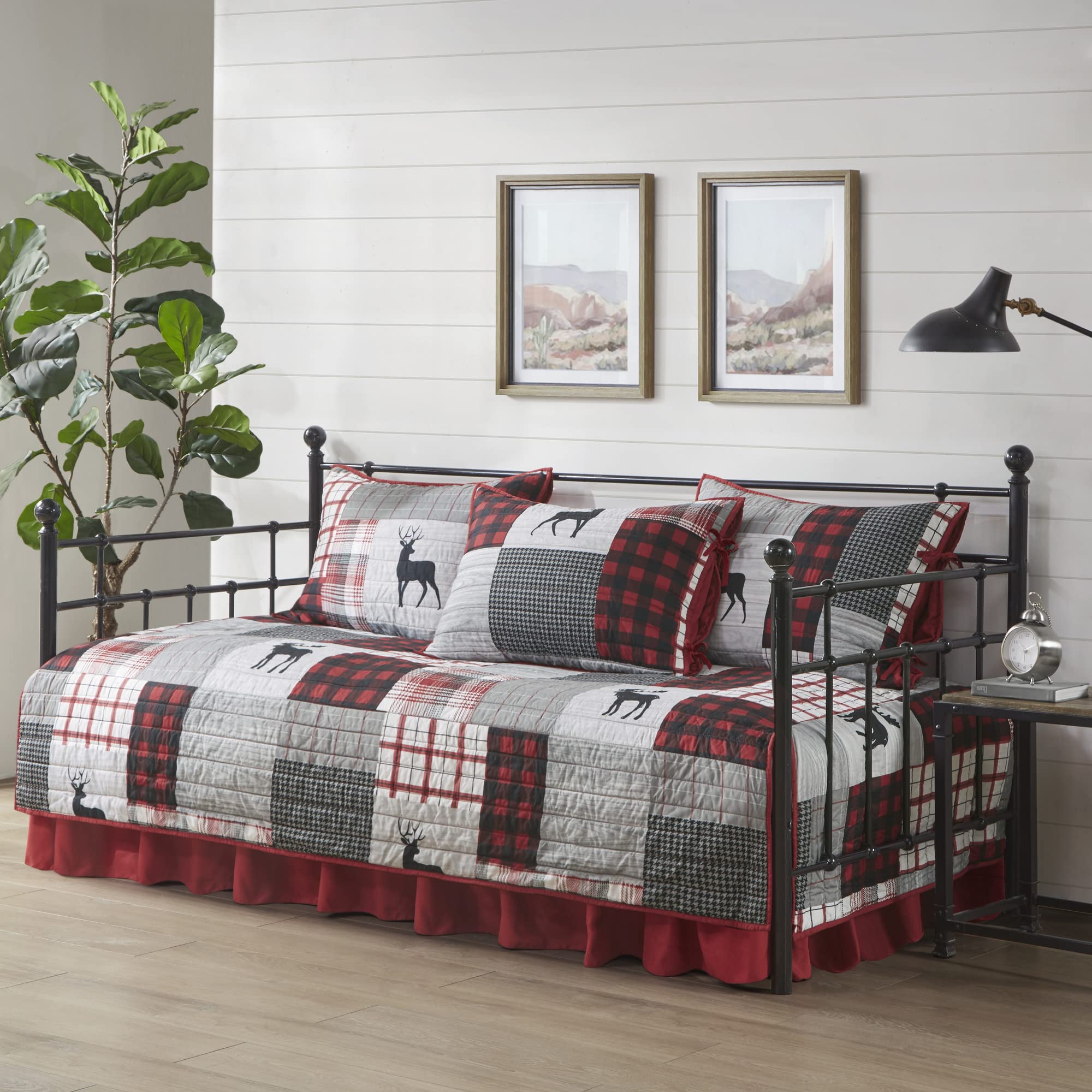 Snapklik.com : Woolrich Daybed Cover Set - Cabin Lifestyle, Patchwork