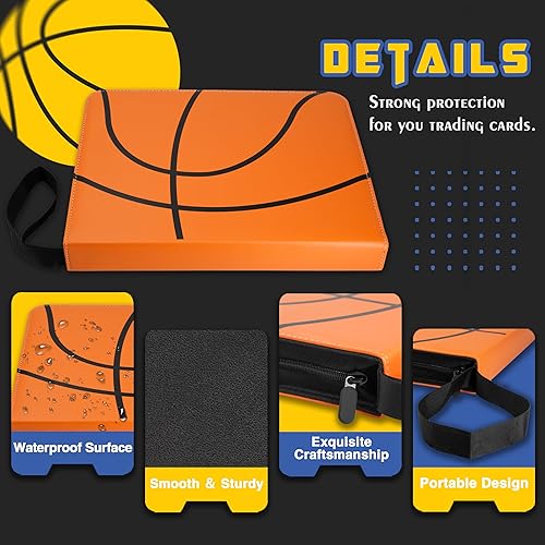 Miniatura 2 de CLOVERCAT Carpeta impermeable de 9 bolsillos para tarjetas, soporte para exhibición de álbumes de intercambio, expandible, 720 álbumes de bolsillo