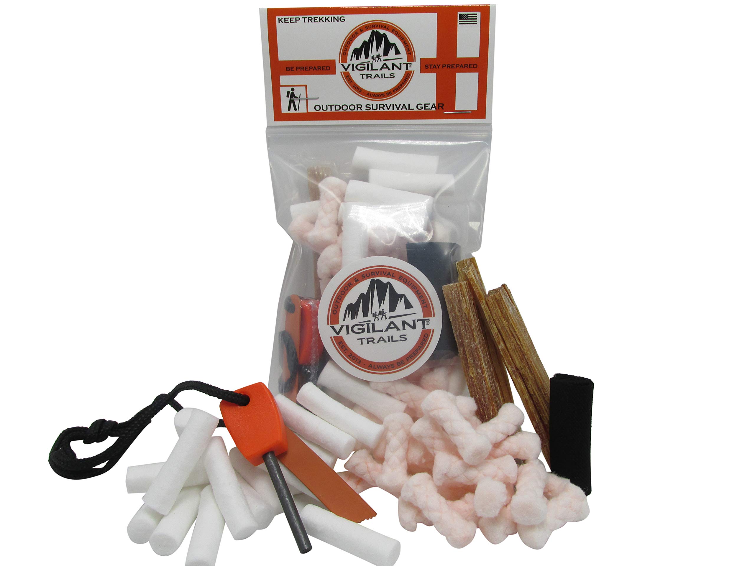 Survival Fire, Fire Making, Hiking Gear, Bug Out Bag, Emergency Preparedness, Pocket Fire, Stage-1