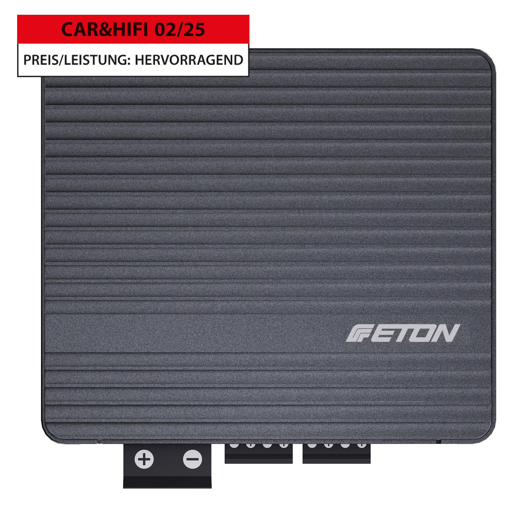 ETON MA 4 – kompakter 4 Kanal Verstärker, leistungsstarke digitale Mini Endstufe für Autos und Reisemobile, Class D Amp mit 4 x 105 W