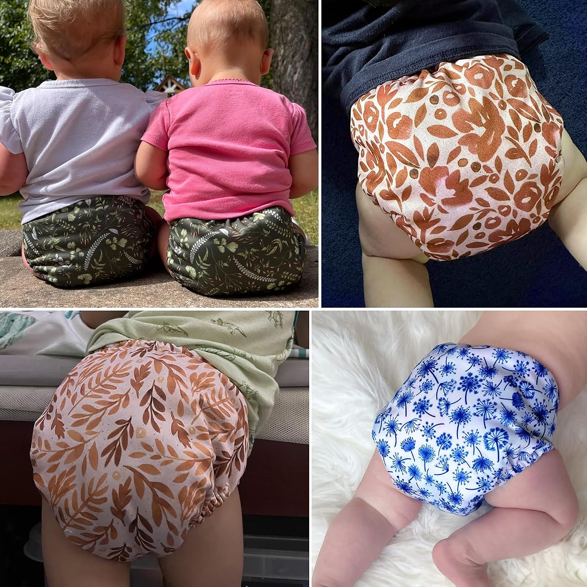 Mama Koala 3.0 Baby Cloth Diapers with 6 Inserts Bundle view 3